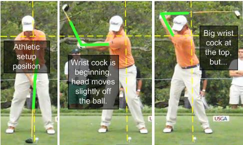 webb simpson golf swing sequence address to the top